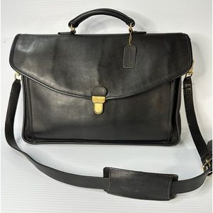 Coach Vintage Leather Messenger/computer Bag